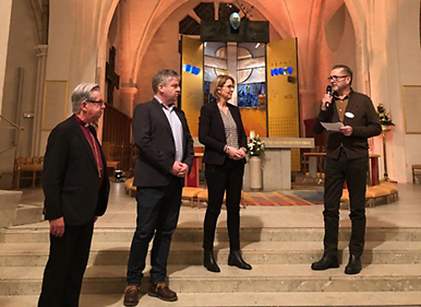 Världscancerdagen i Växjö Domkyrka