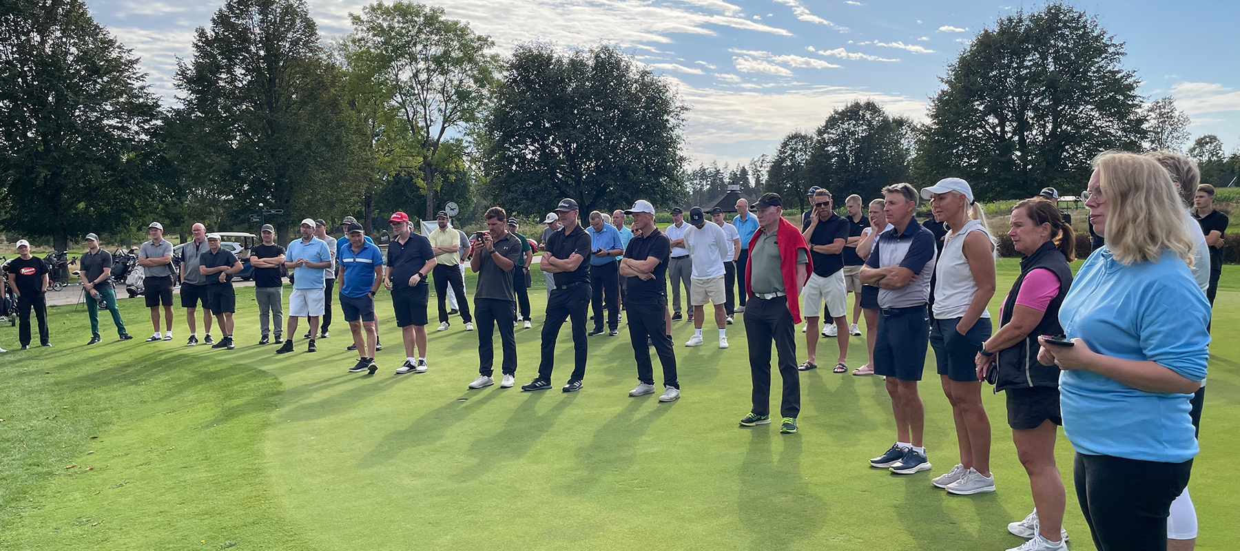 Cancergolf på Alvesta GK avslutade insamling
